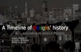 A Timeline of Designs ’ history … according to Jessica Perkins FINAL PROJECT JESSICA PERKINS APPD 1130-01.