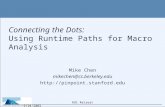 ROC Retreat 1/14/2003 Connecting the Dots: Using Runtime Paths for Macro Analysis Mike Chen mikechen@cs.berkeley.edu .