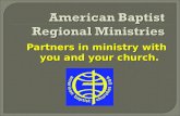 Partners in ministry with you and your church Partners in ministry with you and your church.
