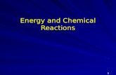 Energy and Chemical Reactions 1. Heat and Temperature Heat is energy that is transferred from one object to another due to a difference in temperature.