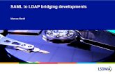SAML to LDAP bridging developments Marcus Hardt. 223.04 2014Marcus Hardt @ kit.eduSteinbuch Centre for Computing (SCC) Motivation Allow linux logins,