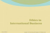 Ethics in International Business Copyright © 2011 by the McGraw-Hill Companies, Inc. All rights reserved. McGraw-Hill/Irwin.