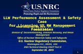 LLW Performance Assessment & Safety Case for Licensing US RW Management Facilities Rateb (Boby) Abu Eid, Ph. D. (boby.abu-eid@nrc.gov)boby.abu-eid@nrc.gov.