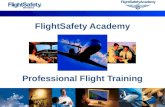 FlightSafety Academy Professional Flight Training.