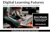 Digital Learning Futures Social, mobile and personal technologies ELI Conference, Riyadh, Saudi Arabia: 5 March, 2015 Steve Wheeler Plymouth University.