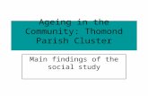 Ageing in the Community: Thomond Parish Cluster Main findings of the social study.