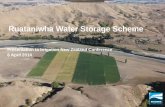 Ruataniwha Water Storage Scheme Presentation to Irrigation New Zealand Conference 8 April 2014.