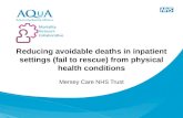 Reducing avoidable deaths in inpatient settings (fail to rescue) from physical health conditions Mersey Care NHS Trust.