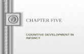 CHAPTER FIVE COGNITIVE DEVELOPMENT IN INFANCY. Copyright © 2009 Pearson Education Canada 5-2 I. COGNITIVE CHANGES Changes in cognitive skills over the.