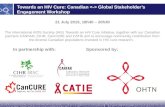 Towards an HIV Cure: Canadian Global Stakeholder’s Engagement Workshop 21 July 2015, 18h30 – 20h30 The International AIDS Society (IAS) Towards an HIV.