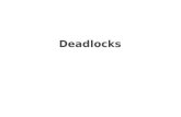 The Deadlock Problem  System Model  Deadlock Characterization  Methods for Handling Deadlocks  Deadlock Prevention  Deadlock Avoidance  Deadlock.