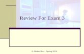 Review For Exam 3 © Abdou Illia – Spring 2014. The Elements of Cryptography.