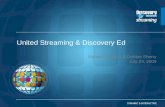 Melissa Fedigan & Debbie Sherry July 23, 2009 United Streaming & Discovery Ed.