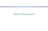 1 Macro Processors. 2 Introduction l Concept »A macro instruction is a notational convenience for the programmer »It allows the programmer to write shorthand.