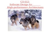 CS 612: Software Design for High-performance Architectures.