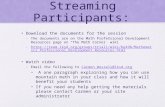 Streaming Participants: Download the documents for the session The documents are on the Math Professional Development Resources page on “The Math Corner”