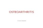 OSTEOARTHRITIS Dr Sami Abdallah. Anatomy of synovial joints: