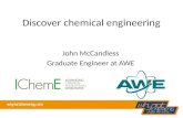 Discover chemical engineering John McCandless Graduate Engineer at AWE.