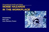 Occupational Health and Safety NOISE HAZARDS IN THE WORKPLACE Presented by: Erin, Lxxx, Lxxx, Rxxxxxx, Pxxxxx.