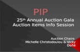 Purpose of the meeting  Auction Gala  Item Requirements  Tips for finding items  Bonus Points System.