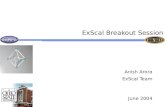 ExScal Breakout Session Anish Arora ExScal Team June 2004.