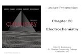Chapter 20 Electrochemistry John D. Bookstaver St. Charles Community College Cottleville, MO Lecture Presentation © 2012 Pearson Education, Inc.
