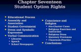Chapter Seventeen Chapter Seventeen Student Option Rights Chapter Seventeen Educational Process Educational Process Educational Process Educational Process.