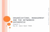 O RGANIZATIONS, M ANAGEMENT AND THE N ETWORKED E NTERPRISE Chapter 1 Doç.Dr. Aykut Hamit TURAN 12/25/2015 Management Information Systems 1.