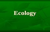 Ecology. Definitions Habitat – Habitat – The natural home or environment of an animal, plant, or other organism. Eg. Marine habitat Niche – the relational.