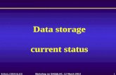 R.Divià, CERN/ALICE 1 Workshop on DAQ@LHC, 12 March 2013 Data storage current status.