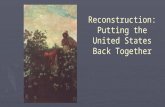 Reconstruction: Putting the United States Back Together.