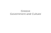 Greece Government and Culture. Mycenaean Society The Mycenaeans established a society on the Greek peninsula beginning with migrations in 2200 B.C.