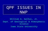 QPF ISSUES IN NWP William A. Gallus, Jr. Dept. of Geological & Atmospheric Science Iowa State University.