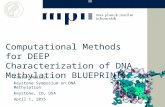 Computational Methods for DEEP Characterization of DNA Methylation BLUEPRINTs Fabian Müller Keystone Symposium on DNA Methylation Keystone, CO, USA April.
