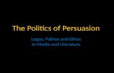 The Politics of Persuasion Logos, Pathos and Ethos in Media and Literature.