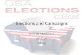 Elections and Campaigns Unit III Module 4 AP Gov Miller.