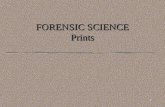 1 FORENSIC SCIENCE Prints 2 Prints l Making Prints –Rolling prints –Modus Operandi--primary identification number l Lifting Prints –Black, white and