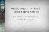 Nov 18 2013 Hubble Legacy Archive & Hubble Source Catalog Rick White & Brad Whitmore November 18, 2013.