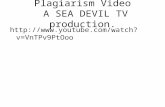 Plagiarism Video A SEA DEVIL TV production.  o.