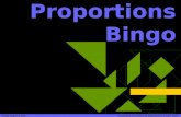 Proportions Bingo ©2006 Region 4 ESC Accelerated Curriculum for Mathematics Grade7 TAKS.