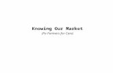 Knowing Our Market (Pa Partners for Care). Customer Groups (By customers, we are referring to individuals whom your network will serve – e.g., older adults,