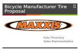 Bicycle Manufacturer Tire Proposal Katy Mounsey Sales Representative.