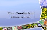 Mrs. Cumberland Bell Work Days 46-90. Day 46: Commas: Coordination, Introductory Elements Add commas where they are needed in the following sentences.