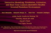 Interactive Modeling, Simulation, Animation, and Real-Time Control (MoSART) Flexible Inverted Pendulum Environment aar/research/mosart.