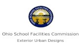 Ohio School Facilities Commission Exterior Urban Designs.