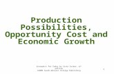 1 Production Possibilities, Opportunity Cost and Economic Growth Economics for Today by Irvin Tucker, 6 th edition ©2009 South-Western College Publishing.