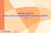 1 Introducing the Basic Achievement Skills Inventory (BASI ™)