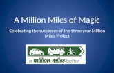 A Million Miles of Magic Celebrating the successes of the three year Million Miles Project.