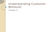 Understanding Customer Behavior Chapter 5. The Purchase decision Process 5 Stages.