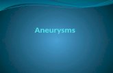 What is an aneurysm?? An aneurysm is a localized, permanent dilatation of an artery greater than 1.5 times its normal diameter. Aneurysms occur all over.
